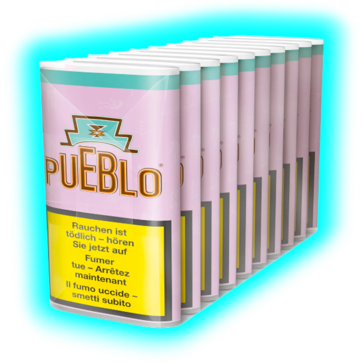 10x Pueblo Pink Tabak 25g