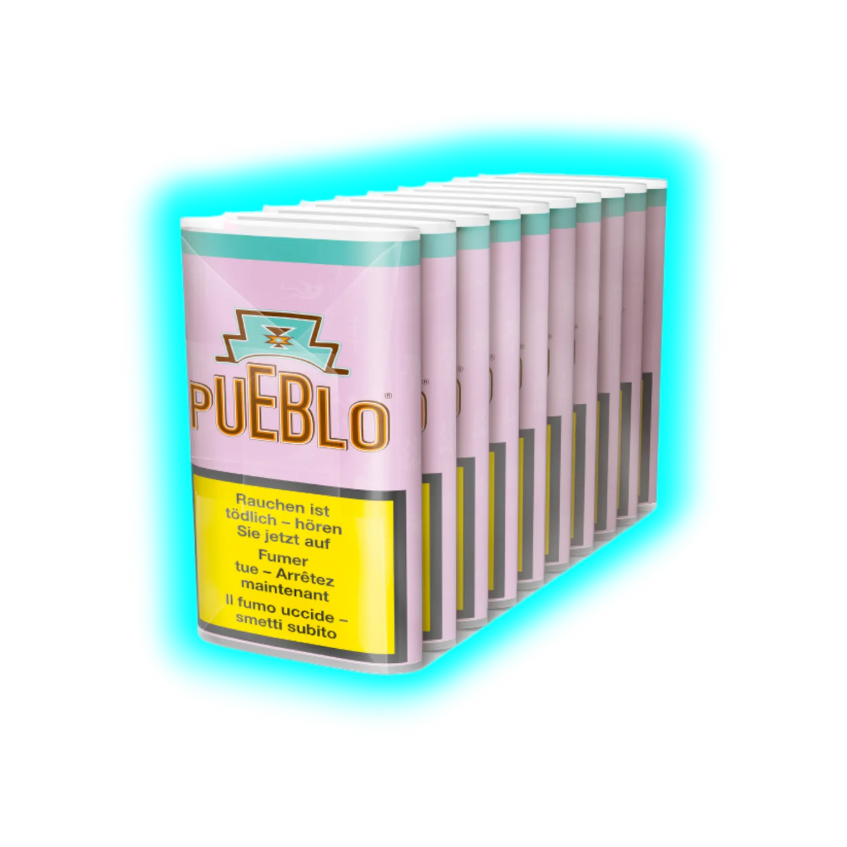 10x Pueblo Pink Tabak 25g