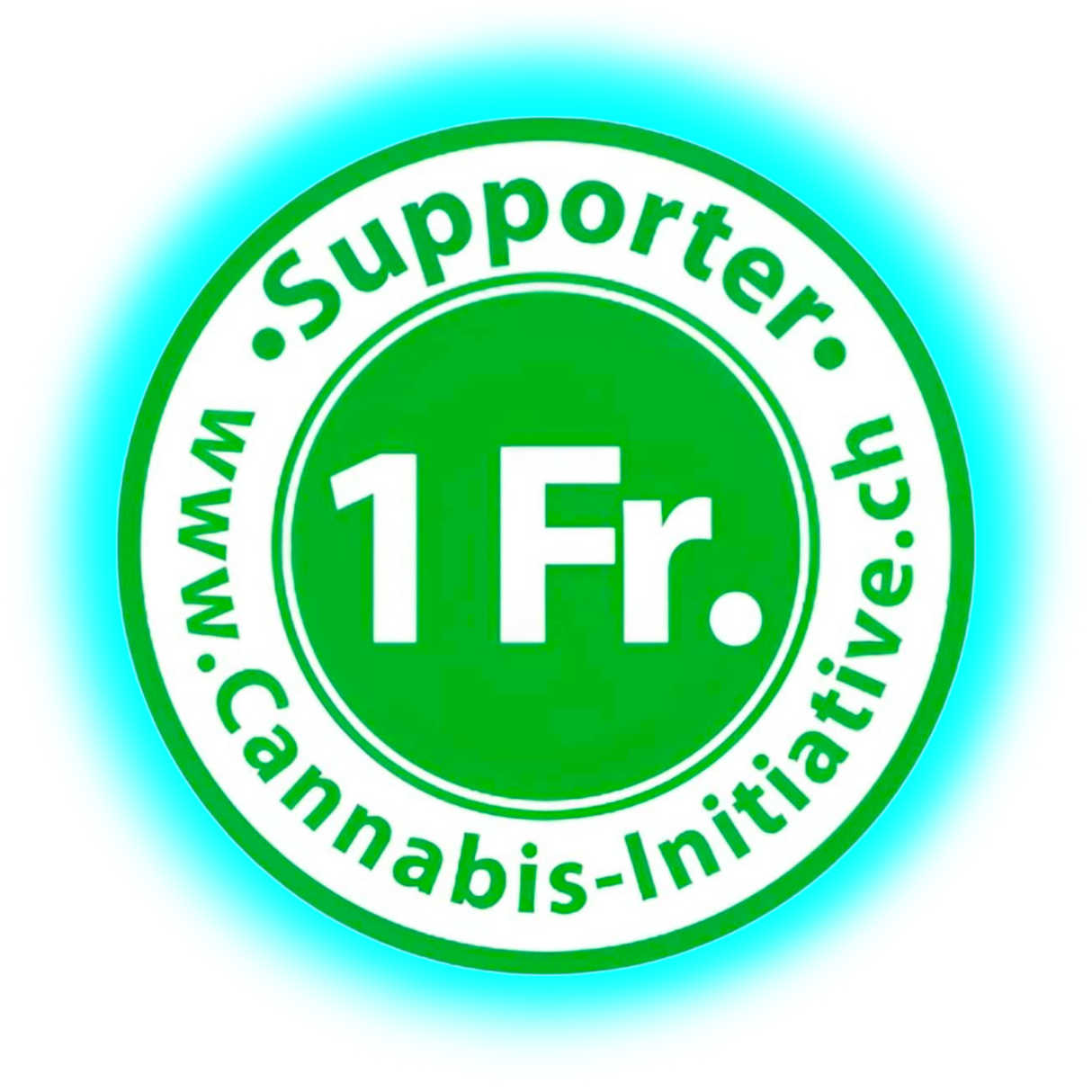 1Fr. Cannabis Initiative Support Sticker