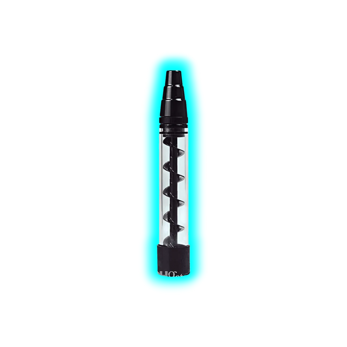 3 in 1 Glass Twist Pipe Black