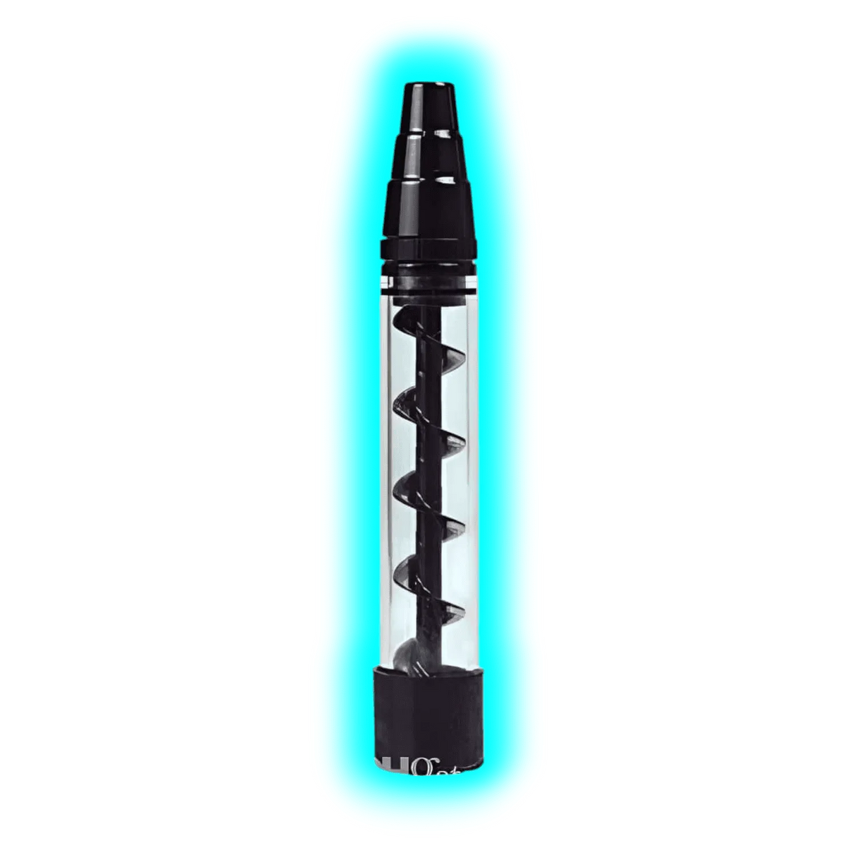 3 in 1 Glass Twist Pipe Black