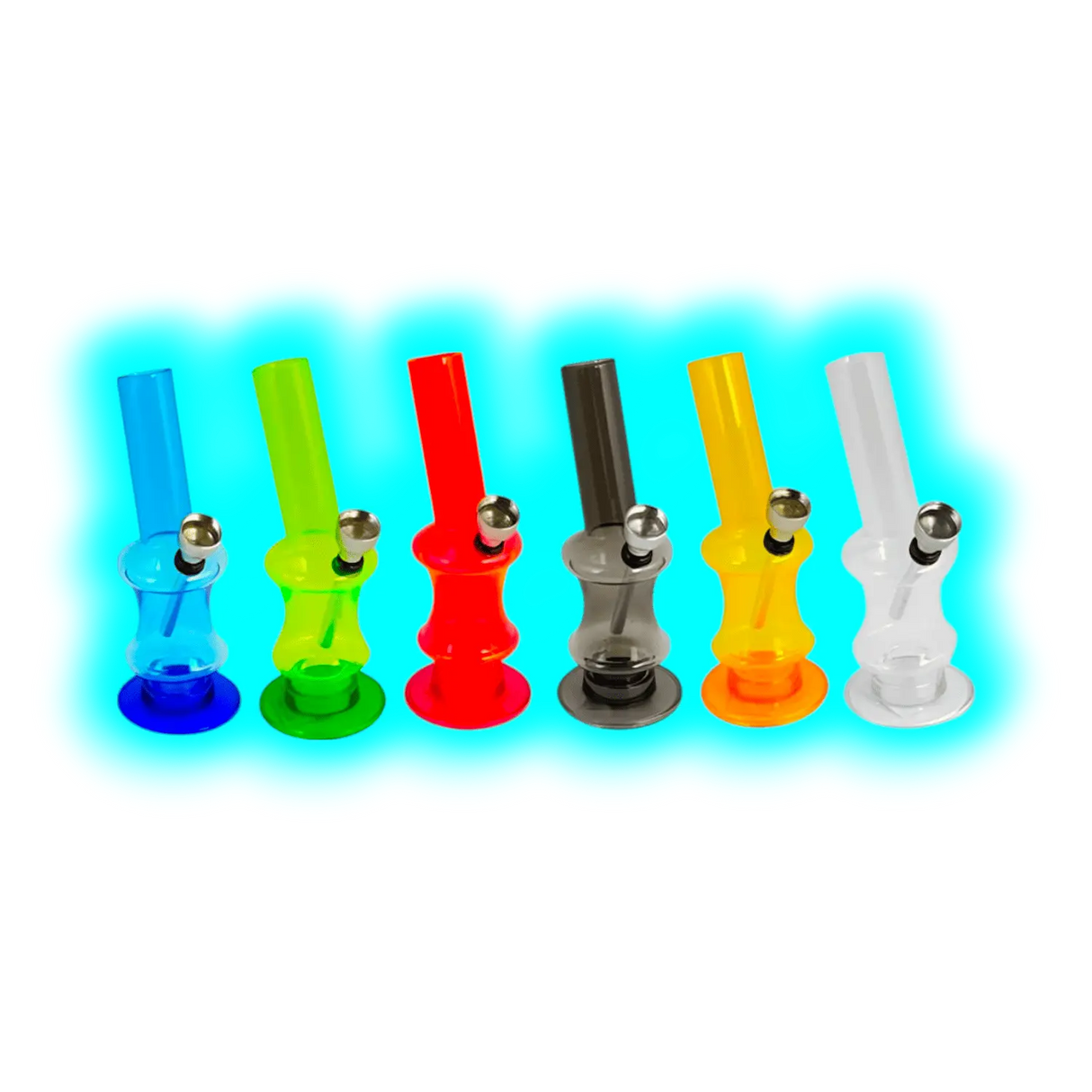 Acryl Mini Bong Joystick Assort.