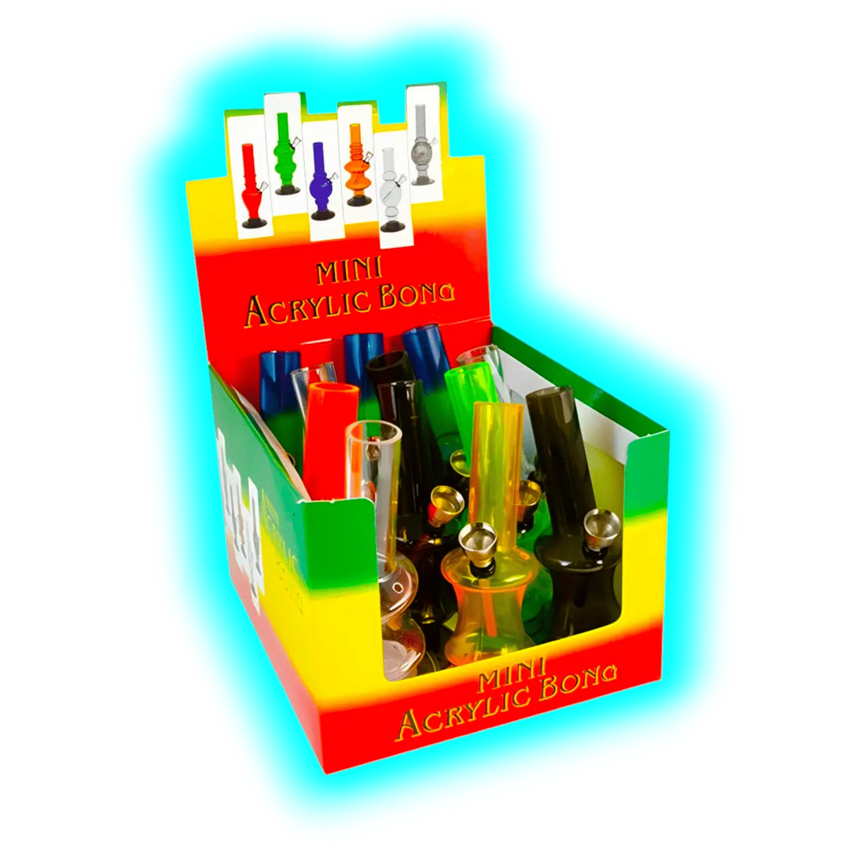 Acryl Mini Bong Joystick Assort.