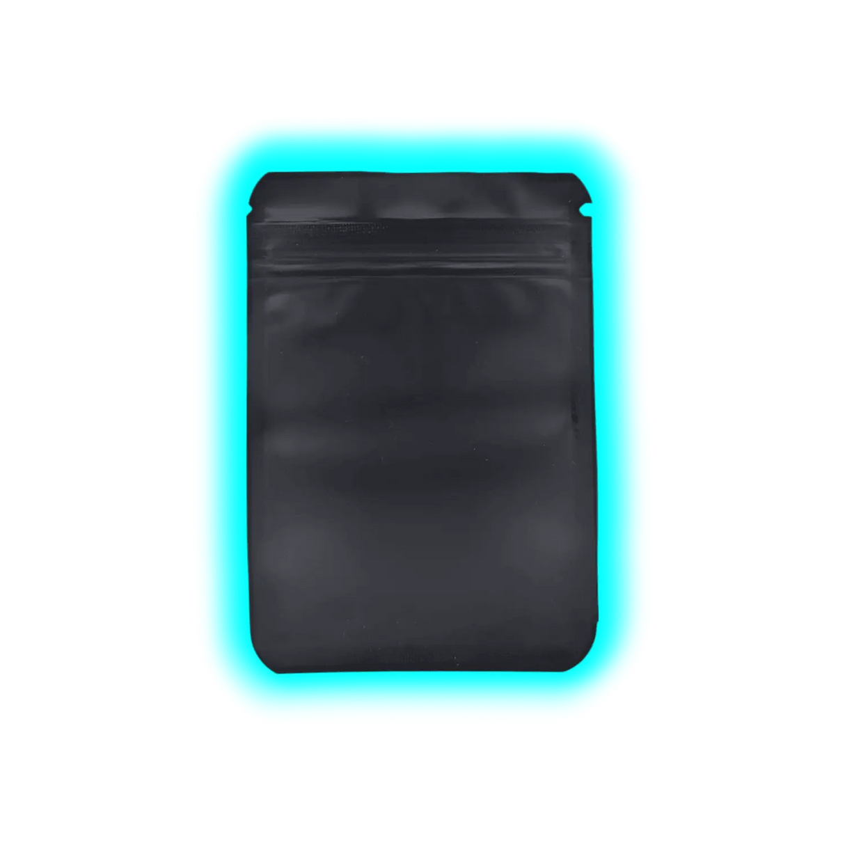 Alu Bag Smell Proof 65x60mm Black Matte 100pcs