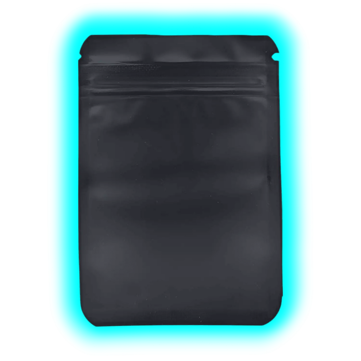 Alu Bag Smell Proof 65x60mm Black Matte 100pcs