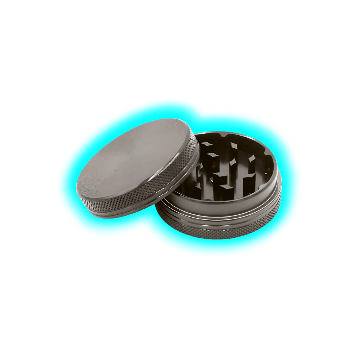Aluminium Grinder Black 2 Parts 50mm