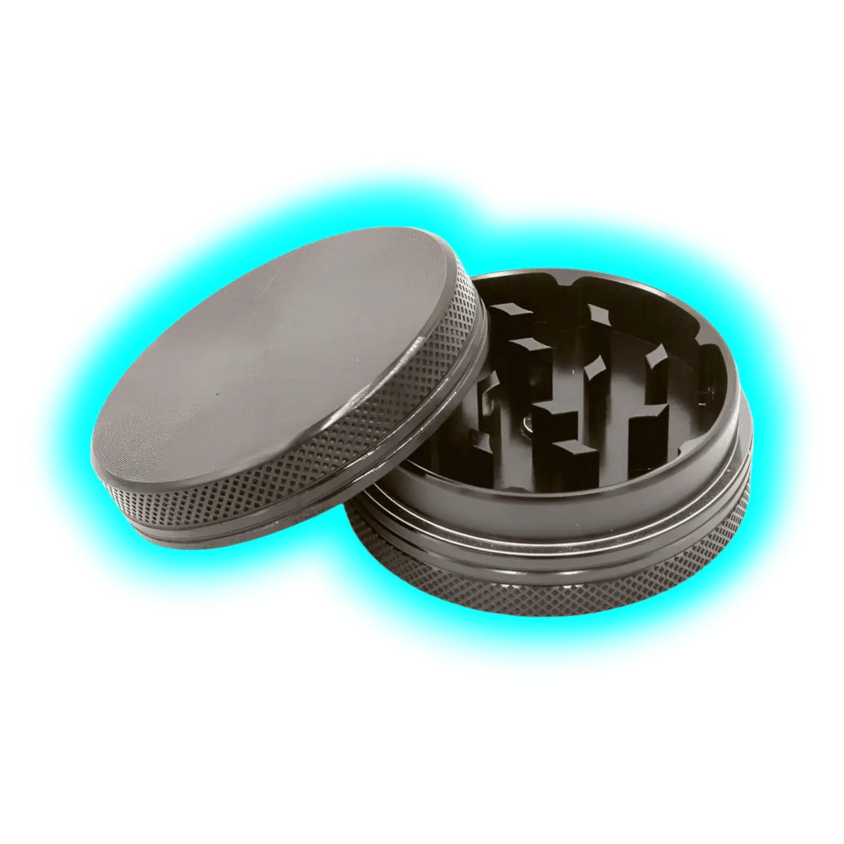 Aluminium Grinder Black 2 Parts 50mm