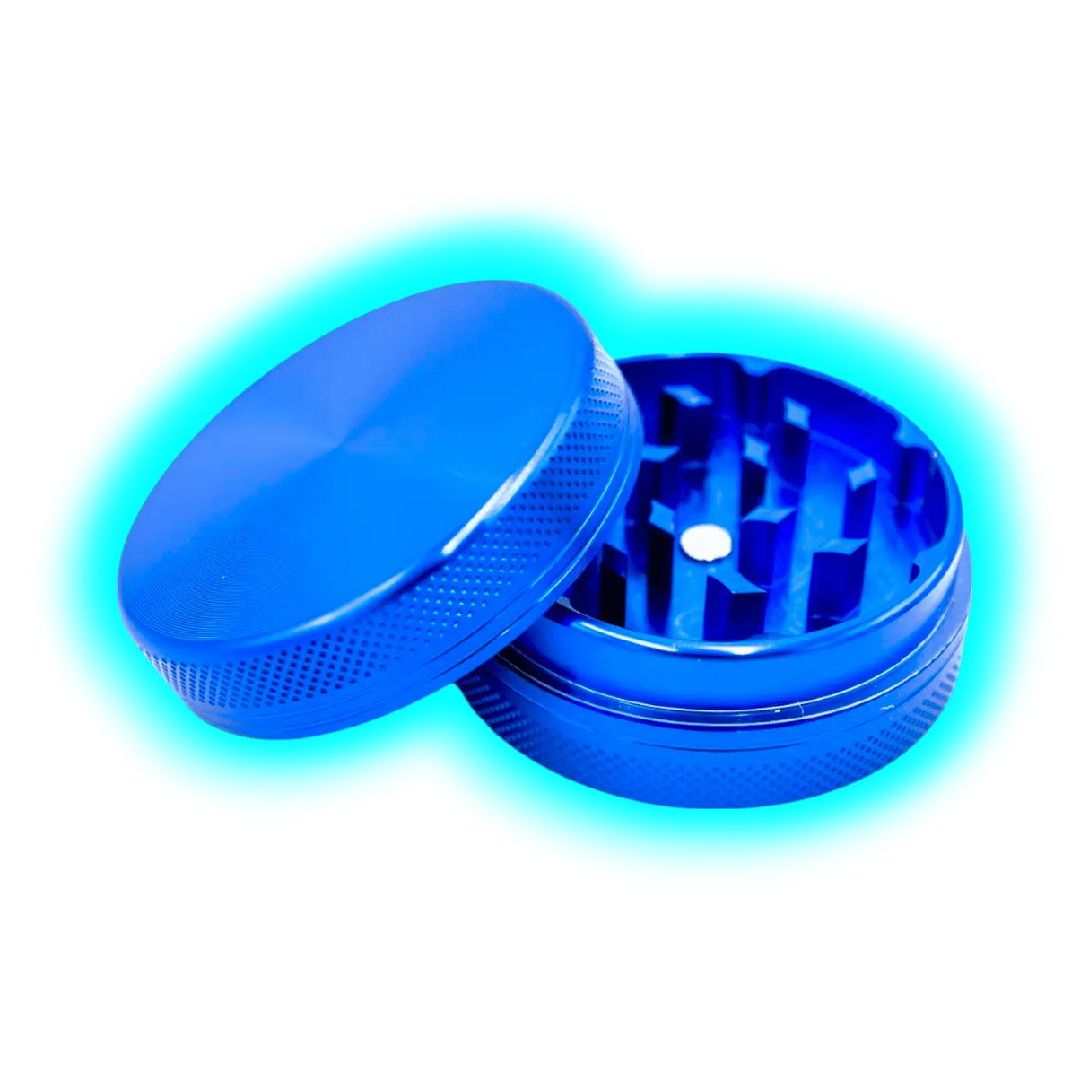 Aluminium Grinder Blue 2 Parts 50mm