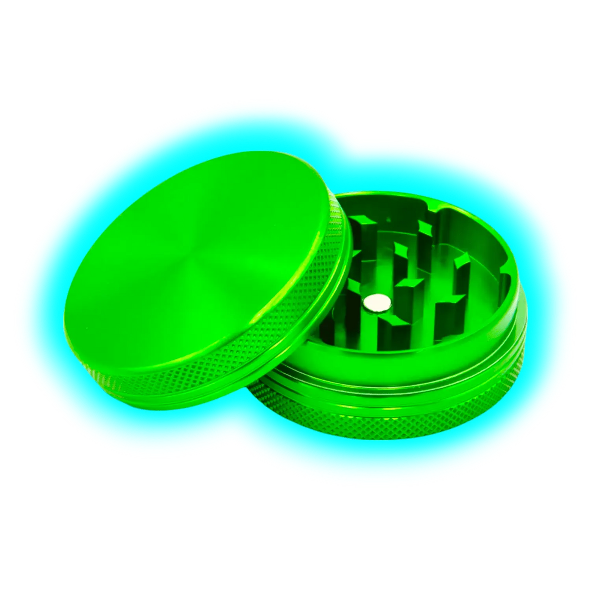 Aluminium Grinder Green 2 Parts 50mm
