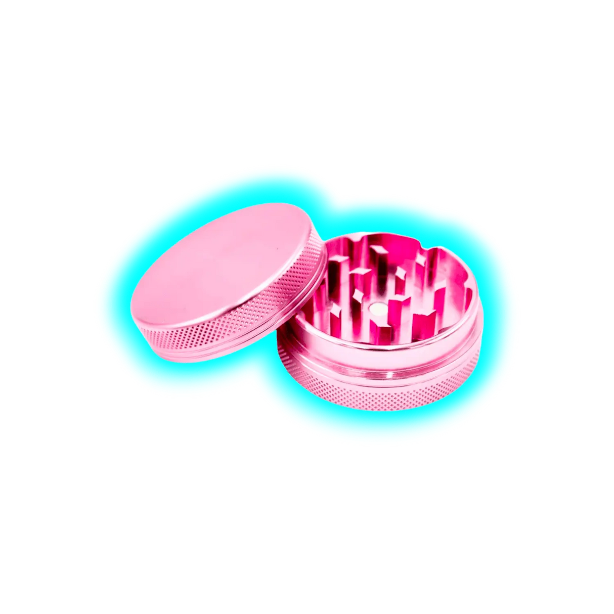 Aluminium Grinder Pink 2 Parts 50mm