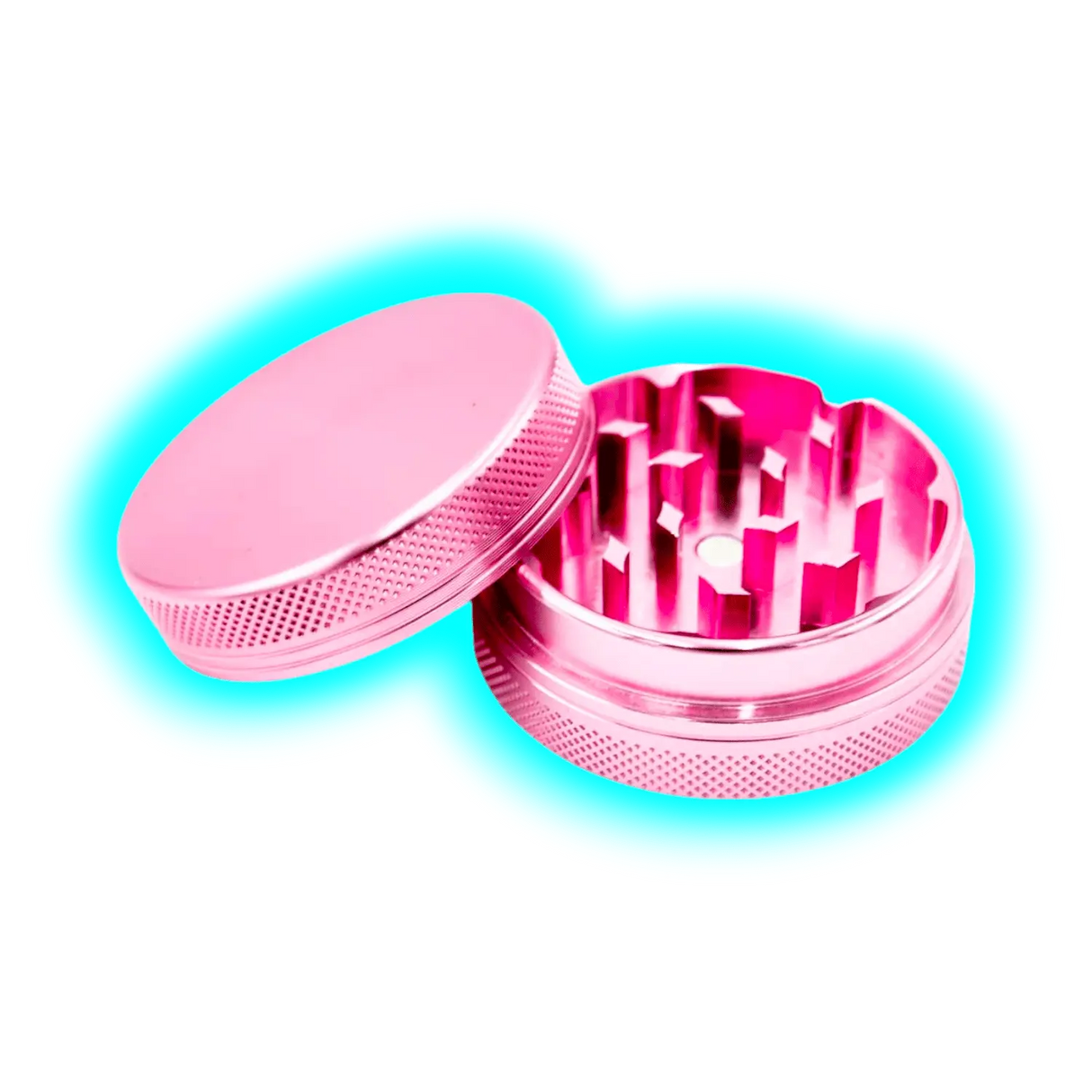 Aluminium Grinder Pink 2 Parts 50mm