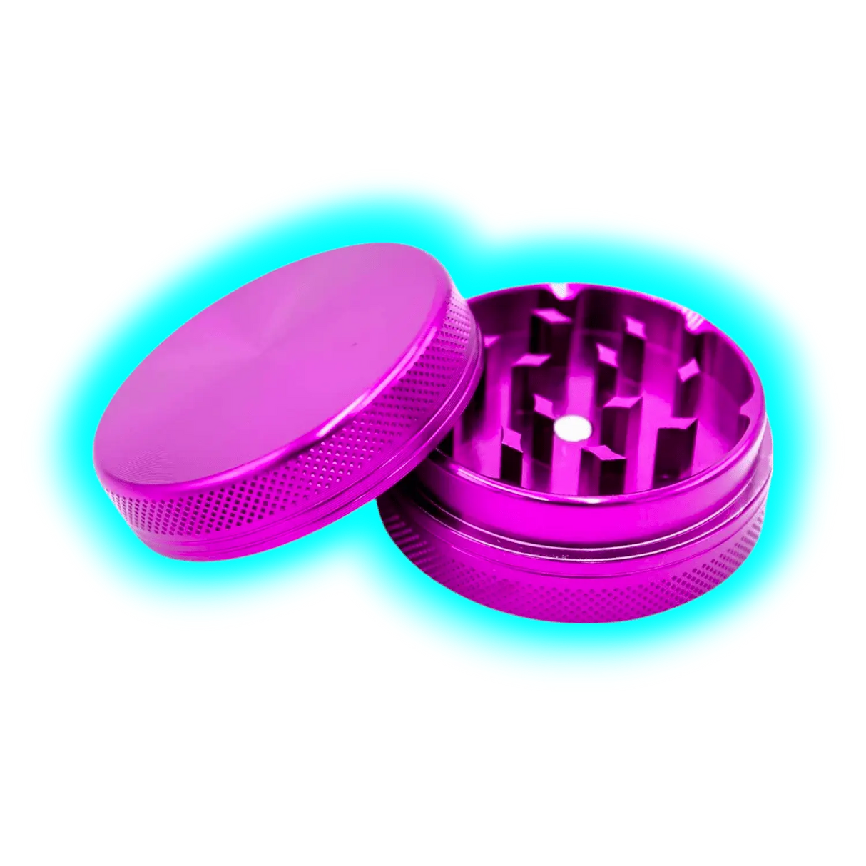 Aluminium Grinder Purple 2 Parts 50mm