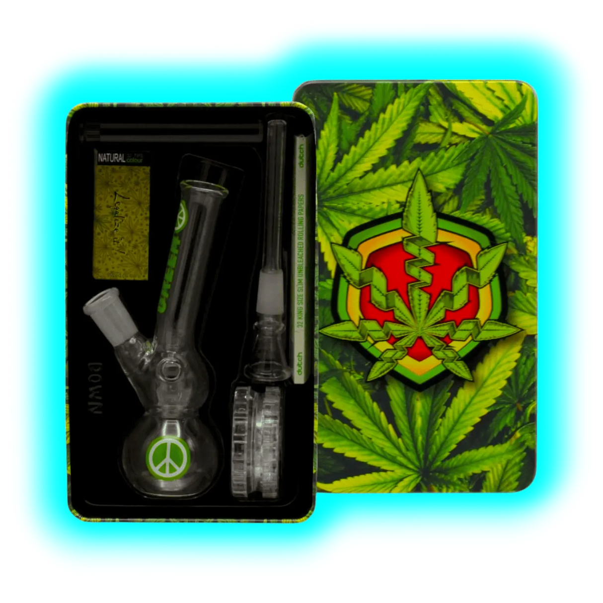 Amsterdam Greenline Glassbong 14cm