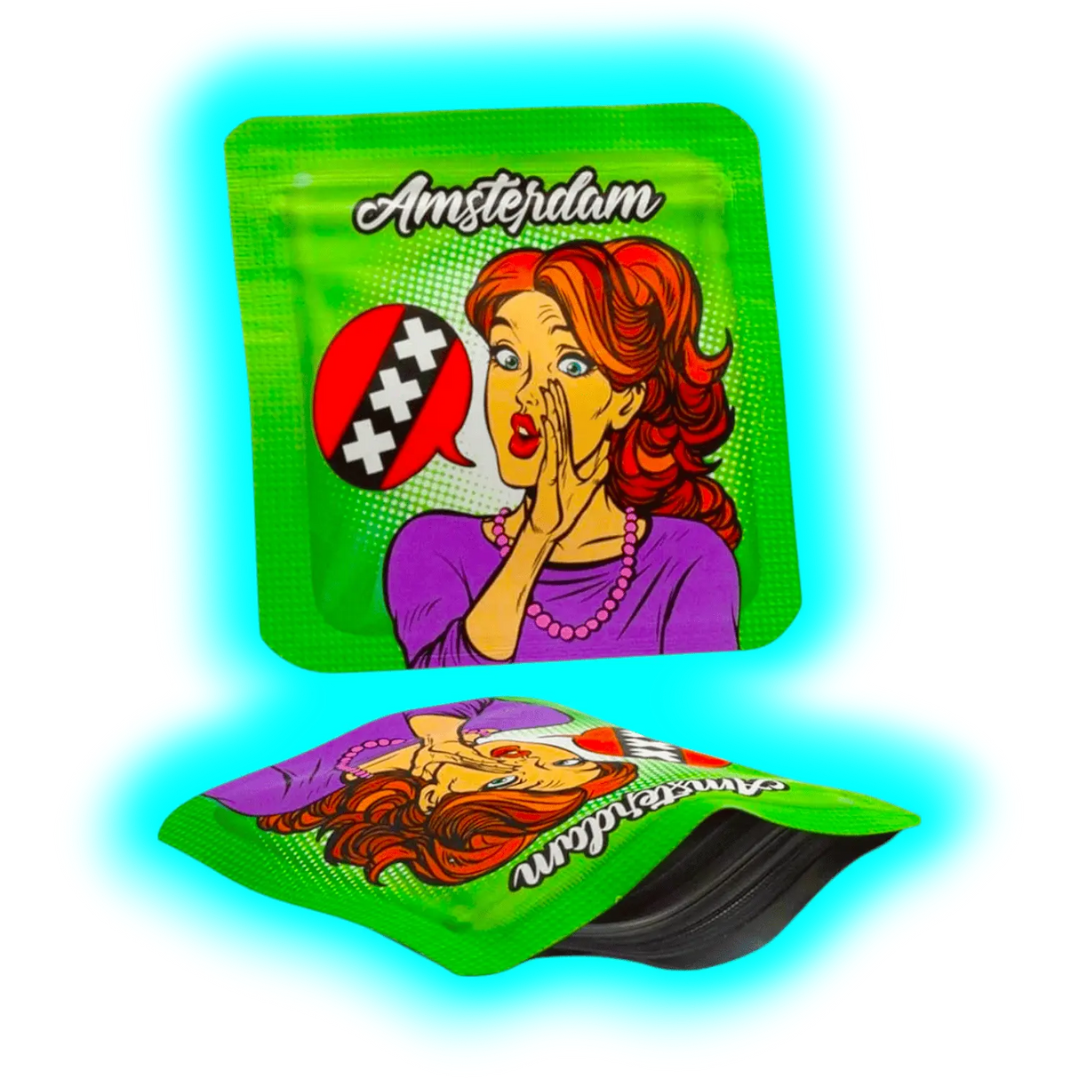 Amsterdam XXX Smellproof Bags 64x 64mm 10pcs