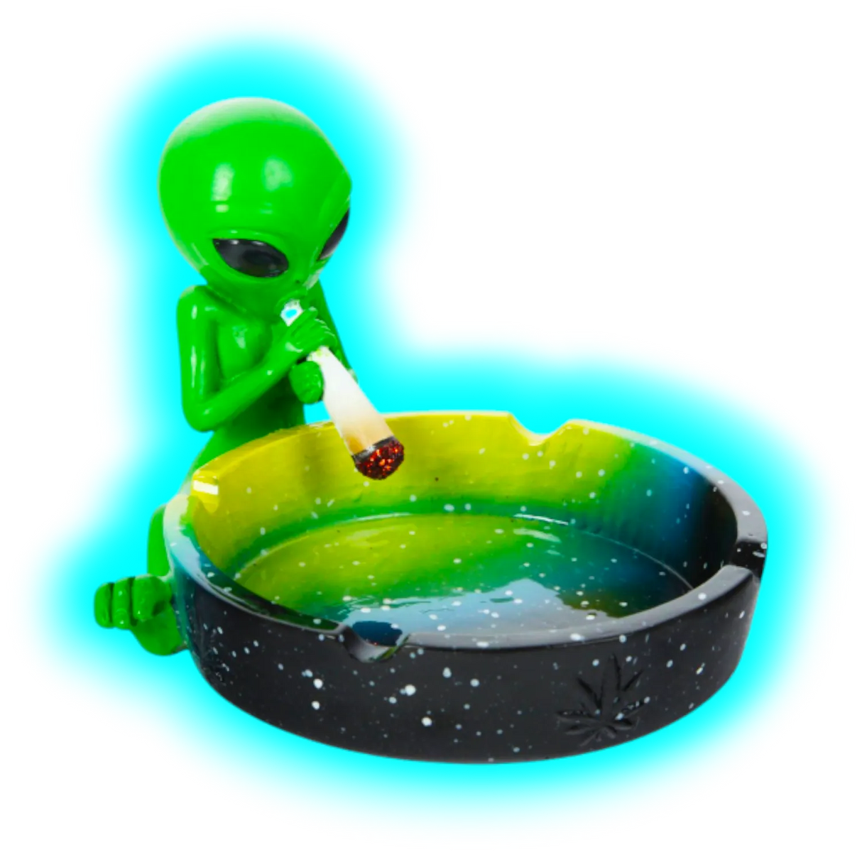 Aschenbecher Alien Green
