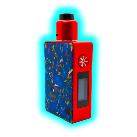 Asmodus Spruzza 80W Squonker Kit Mosaic Edition Red/Blue + Oni-One RDA