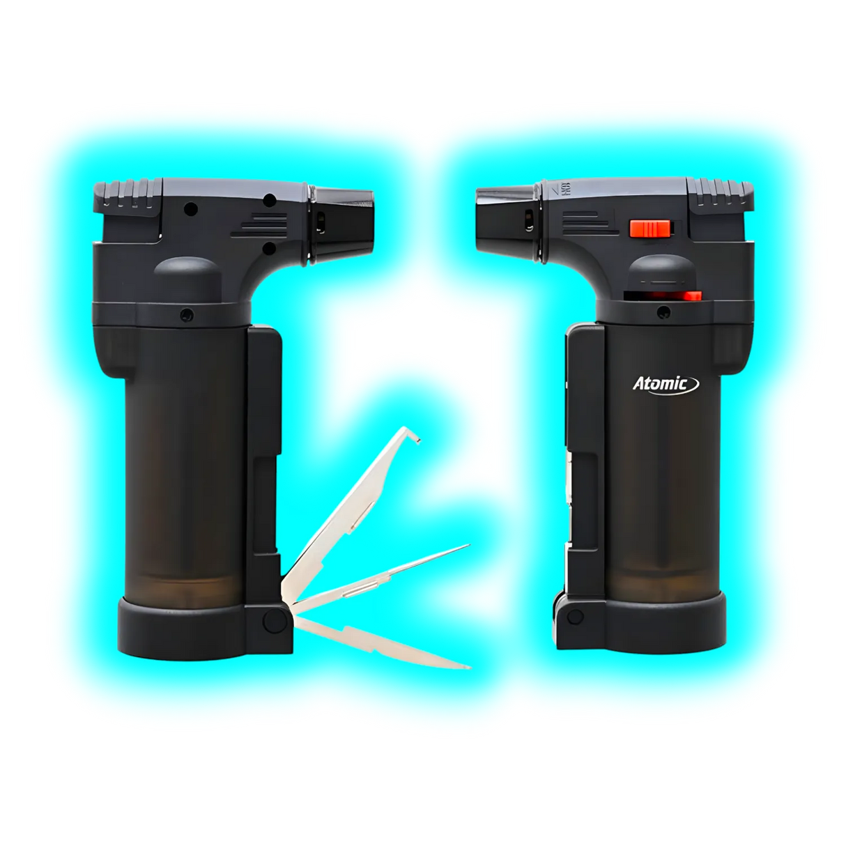 Atomic Jet Tool Lighter Blue Flame Torch - Gasbrenner "Rubber Bong Tool"