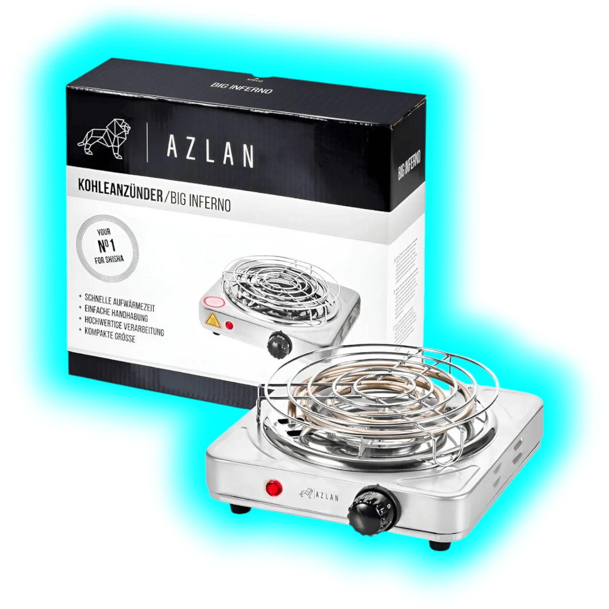 Azlan Kohleanzünder Big Inferno 1000W