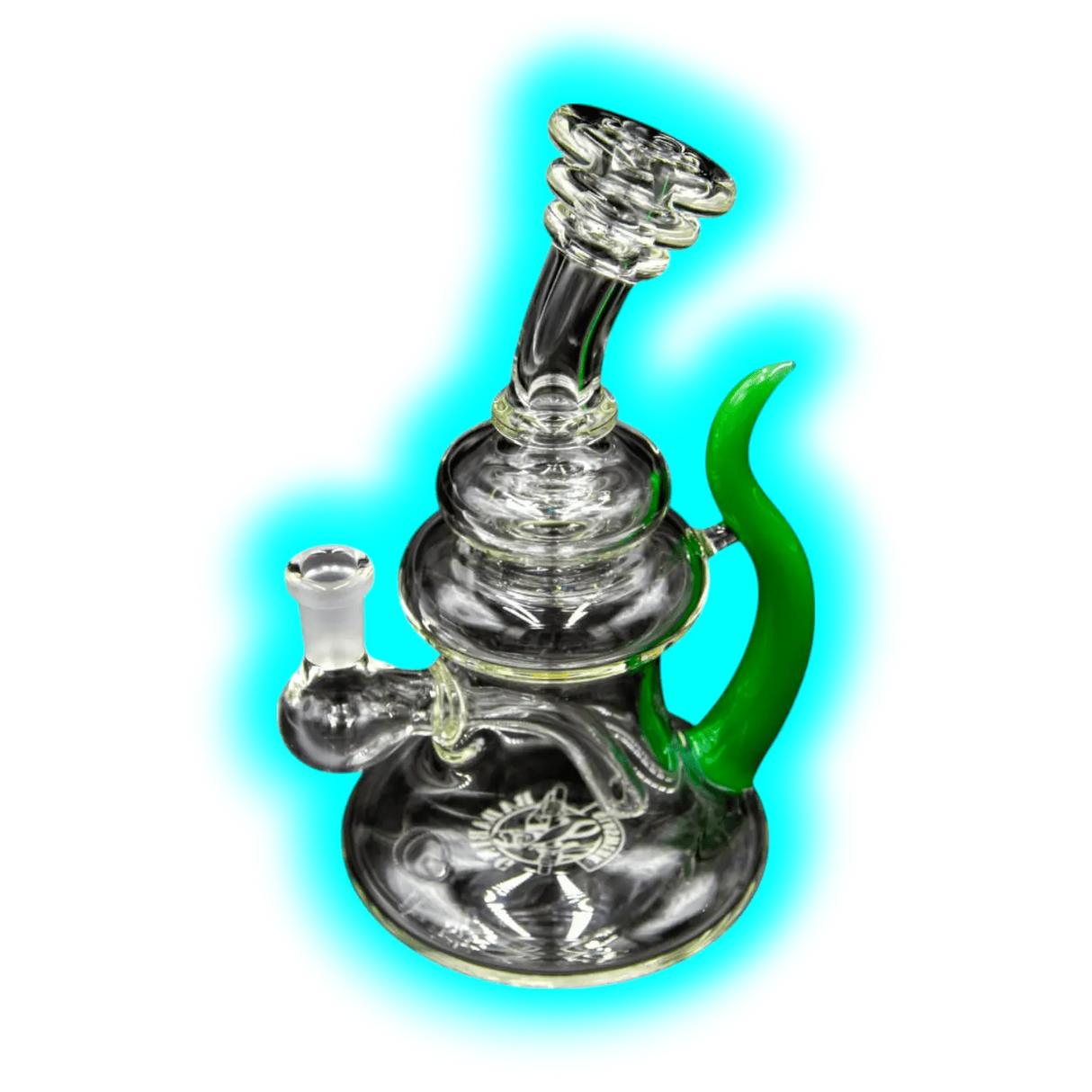 Badabing Glas Badabang Green Horn 10mm