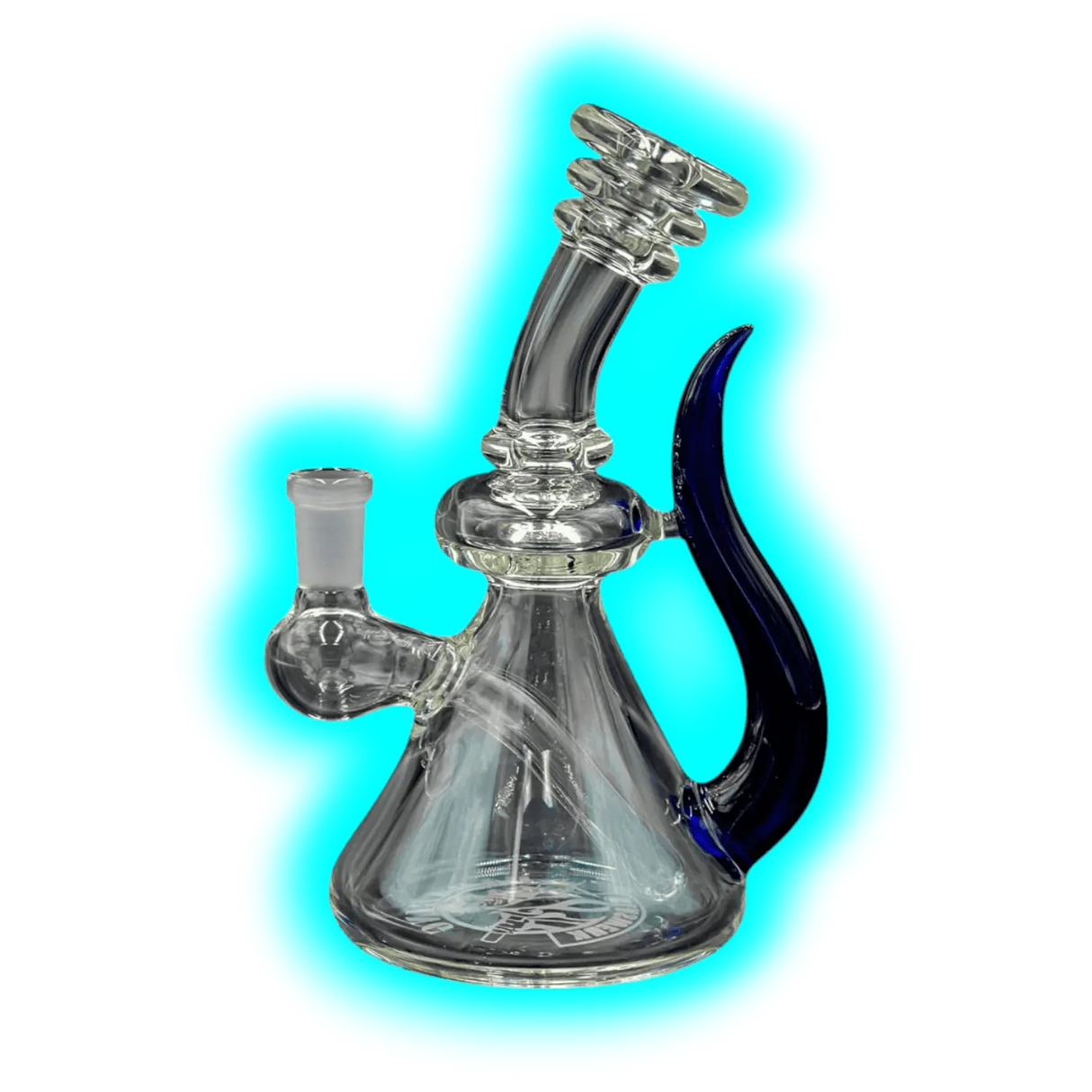 Badabing Glas Badabend Blue Horn 10mm