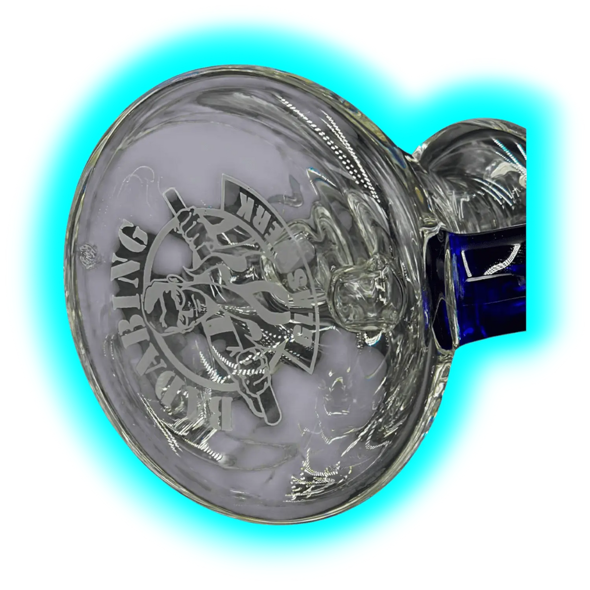 Badabing Glas Badabend Blue Horn 10mm