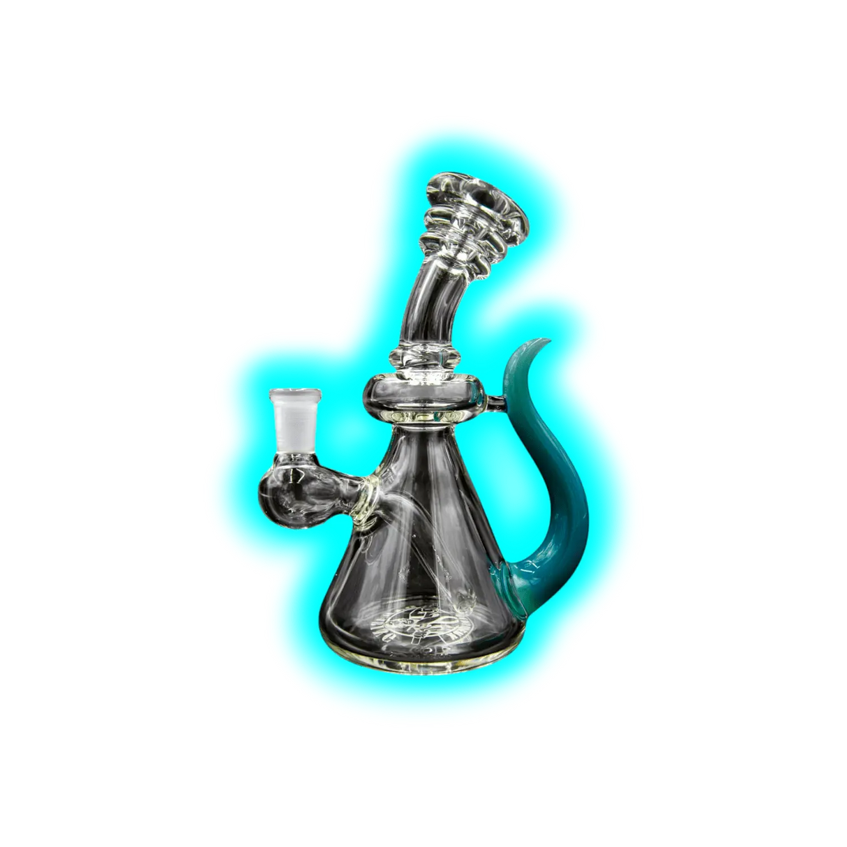 Badabing Glas Badabend Turqoise Horn 10mm