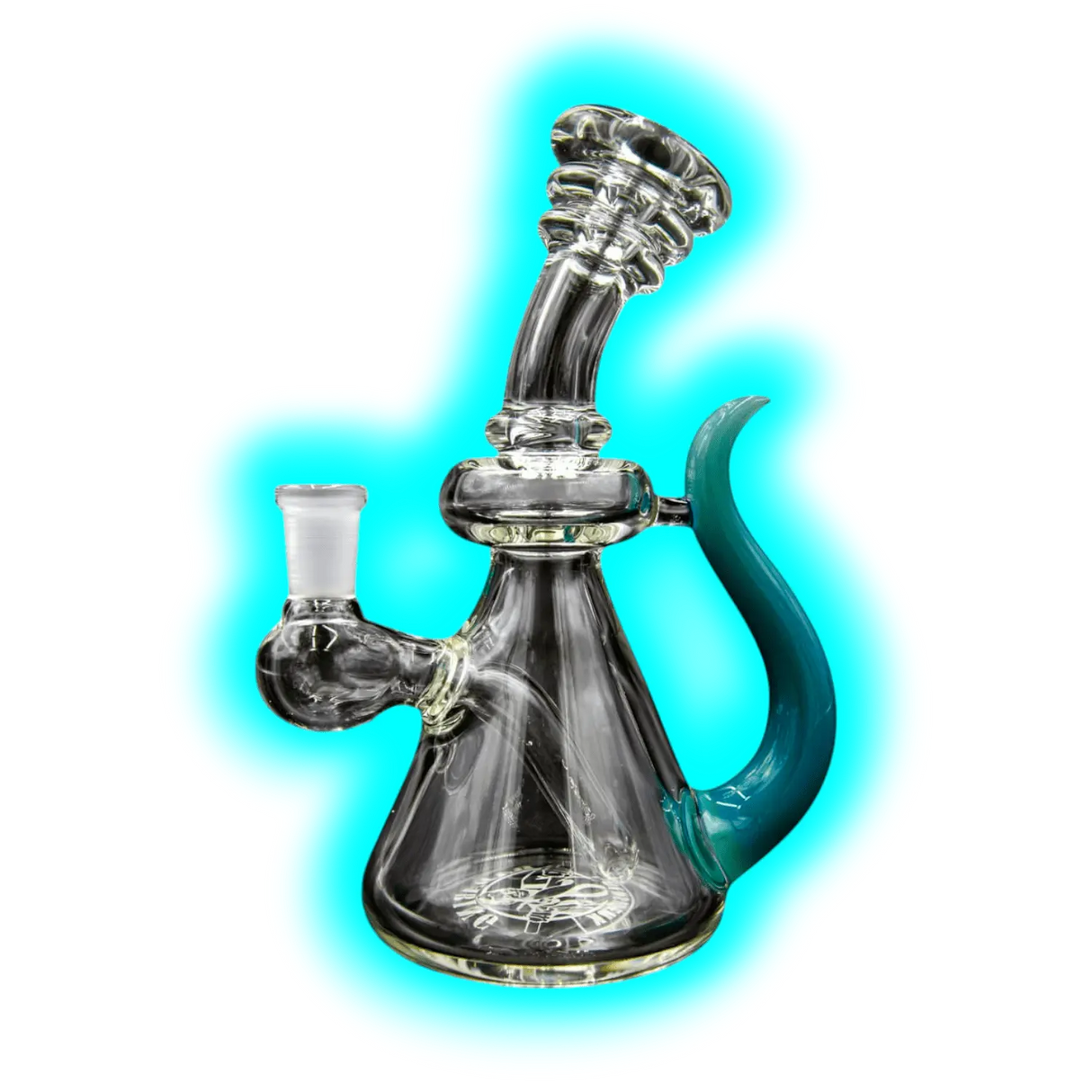 Badabing Glas Badabend Turqoise Horn 10mm