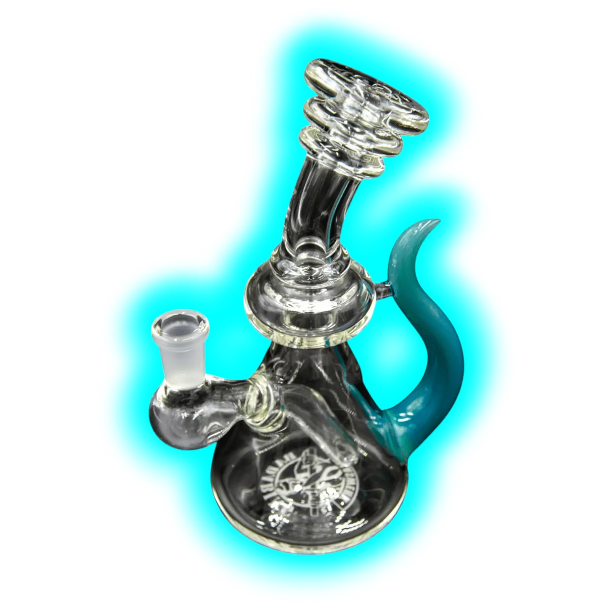 Badabing Glas Badabend Turqoise Horn 10mm