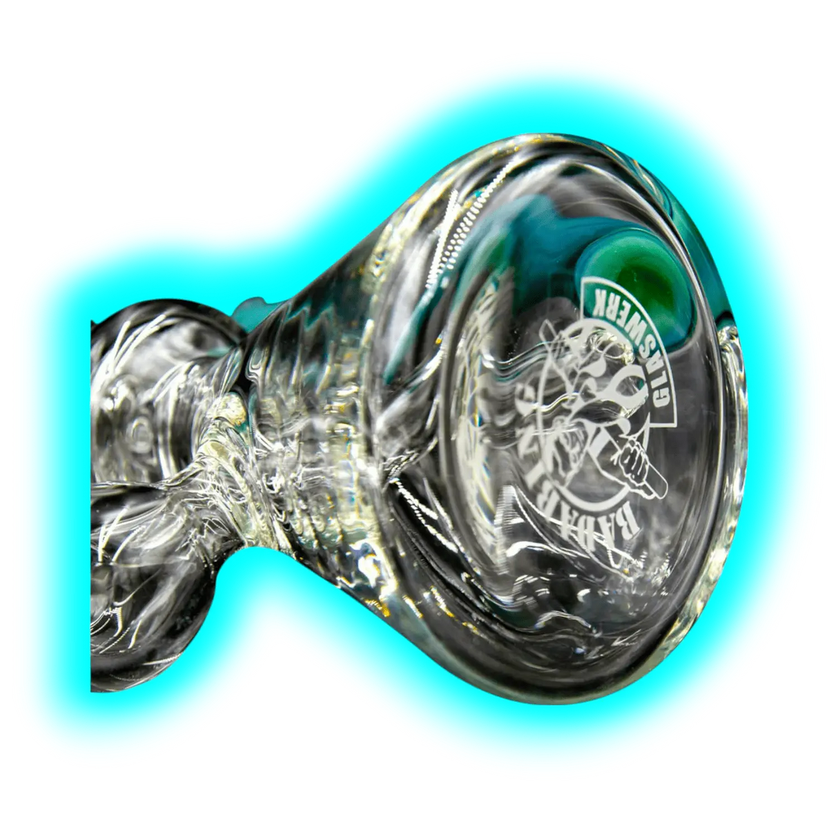 Badabing Glas Badabend Turqoise Horn 10mm