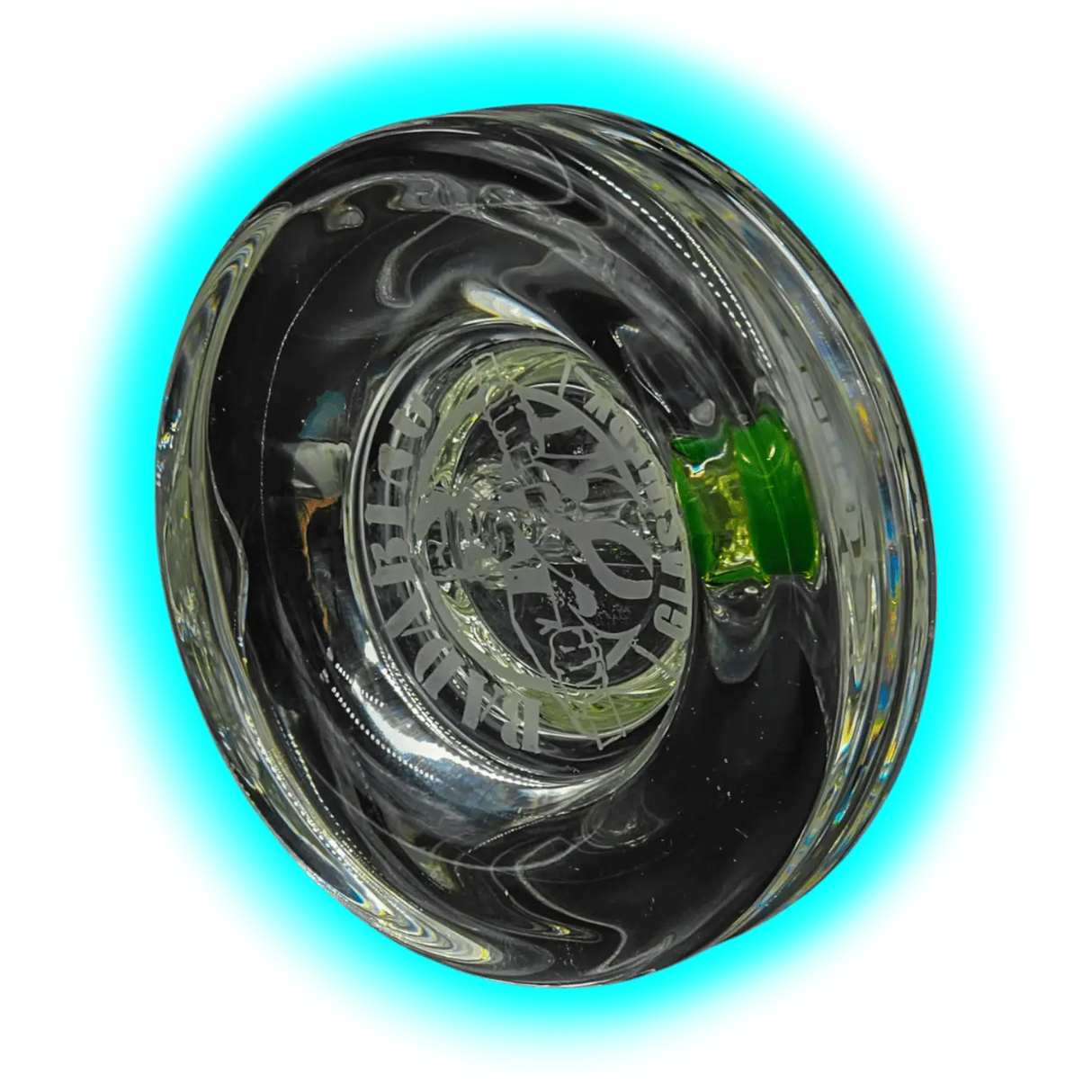 Badabing Glas Badabull Green Horn 10mm