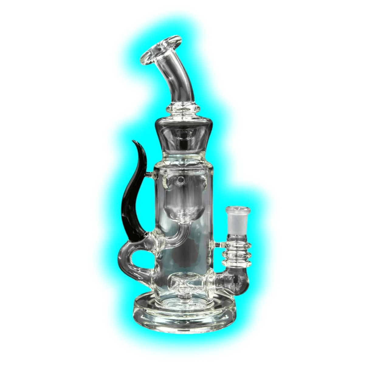 Badabing Glas Special Edition Incycler 14mm Black Horn Unikat