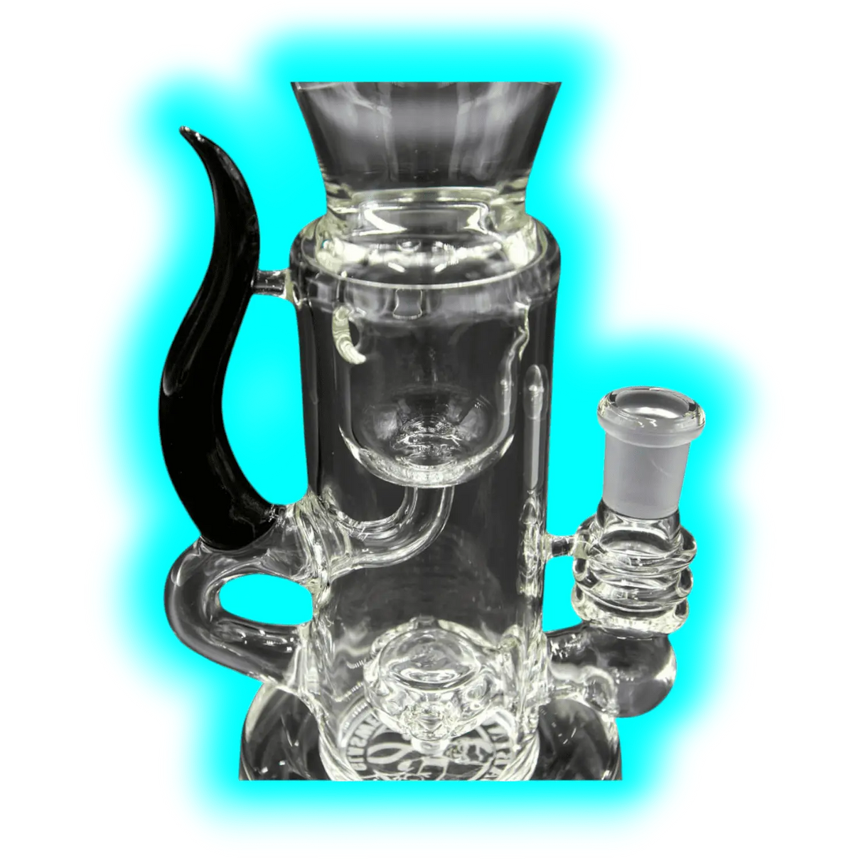 Badabing Glas Special Edition Incycler 14mm Black Horn Unikat