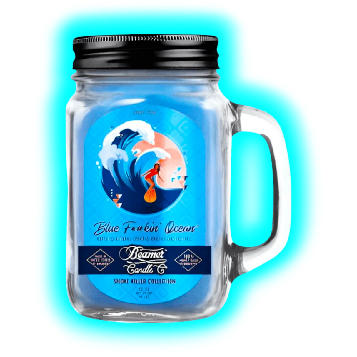 Beamer Candles Co Blue F#*in Ocean