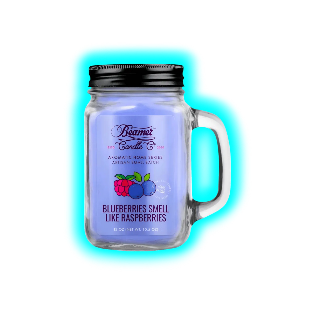 Beamer Candles Co Blueberries Smells Like Raspberries