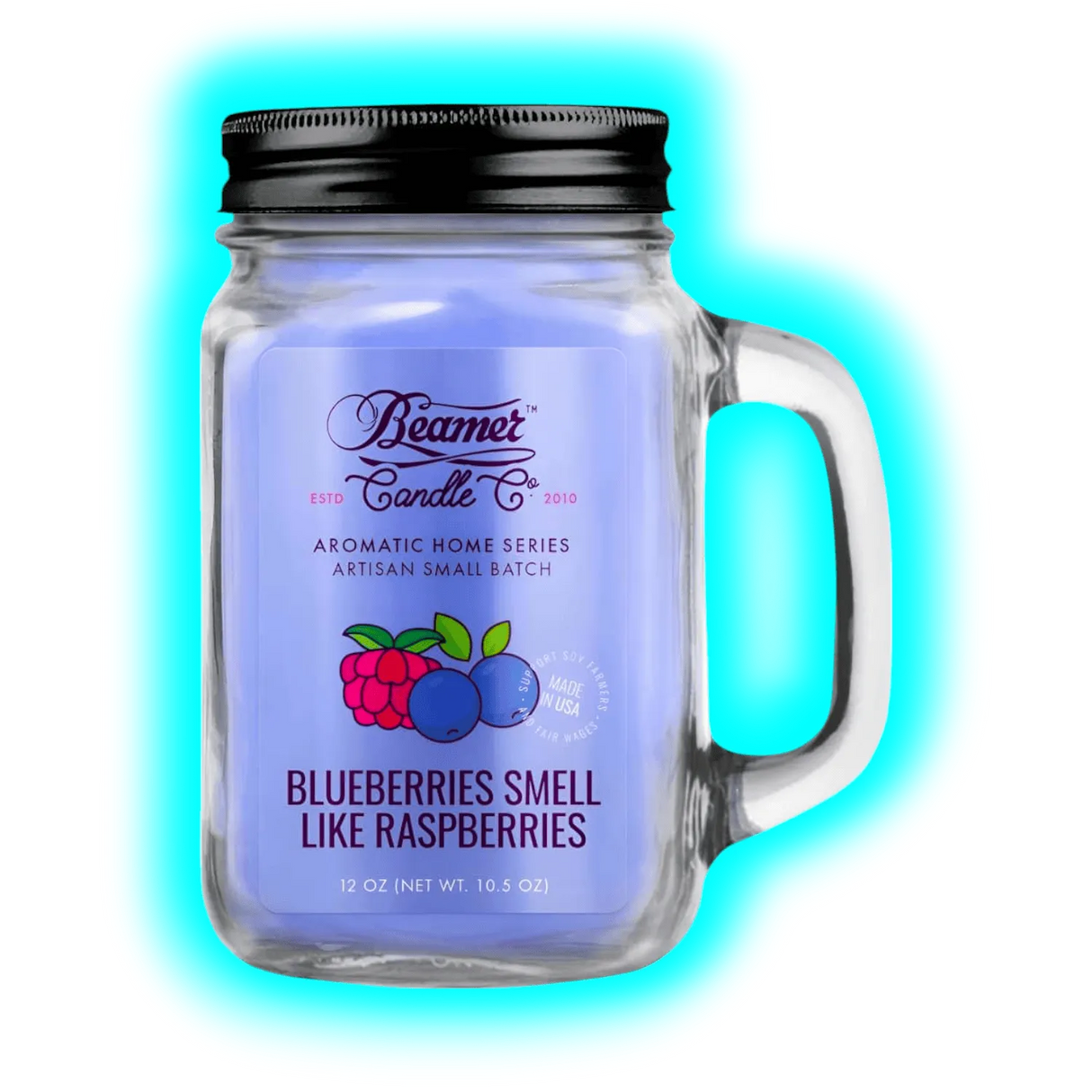 Beamer Candles Co Blueberries Smells Like Raspberries