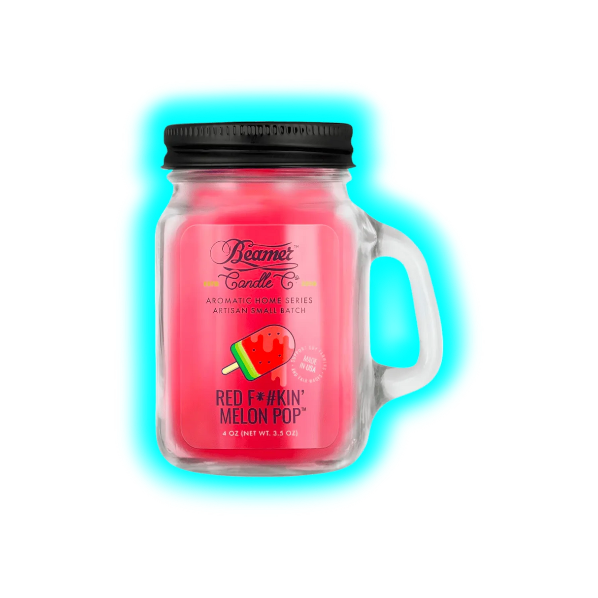 Beamer Candles Co Mini Red F*#kin Melon Pop