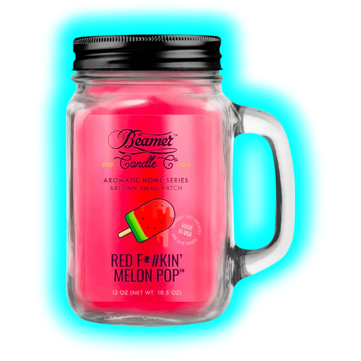 Beamer Candles Co Red F*//kin Melon Pop