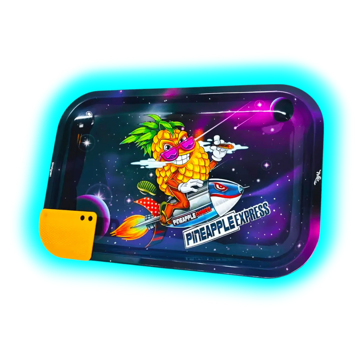 Best Buds Rolling Tray M Superhigh Pineapple Express with Magnetic Grinder Card 175 x 275mm