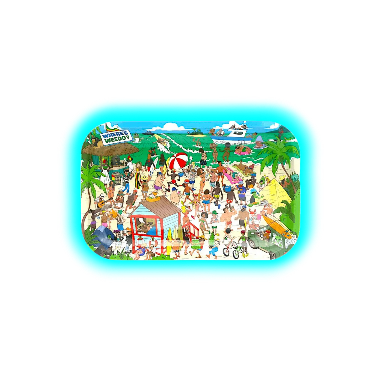 Best Buds Rolling Tray M Wheres Weedo 175 x 275mm