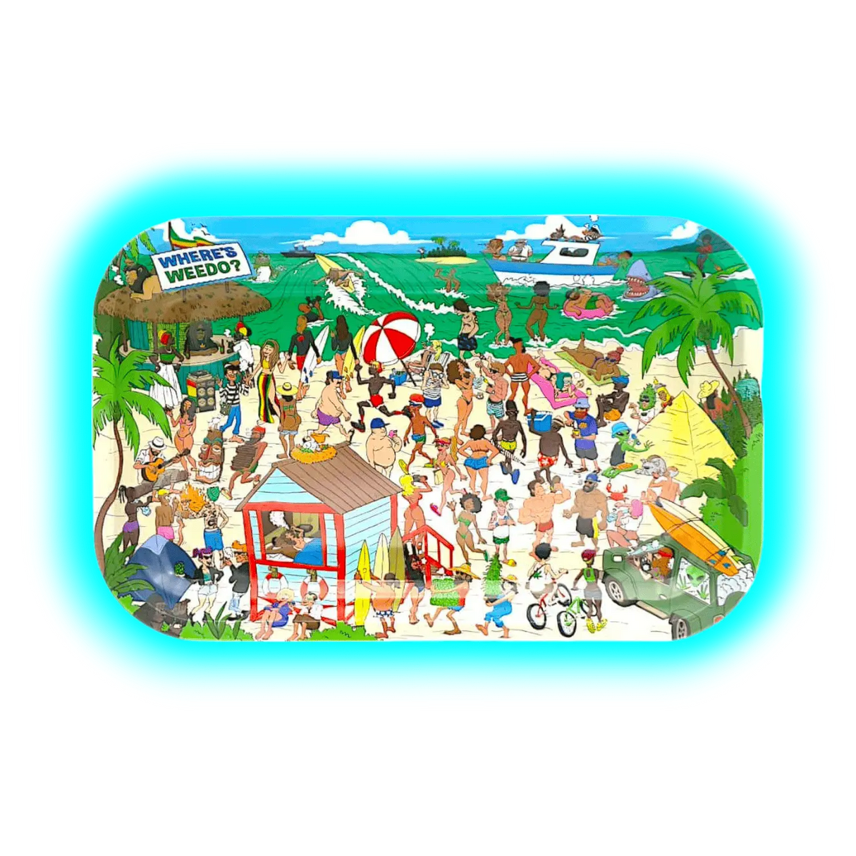 Best Buds Rolling Tray M Wheres Weedo 175 x 275mm