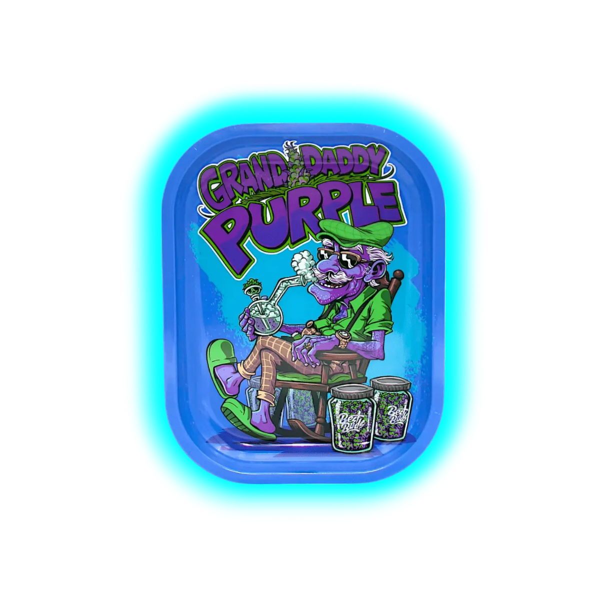 Best Buds Rolling Tray S Grand Daddy Purple 140 x 180mm