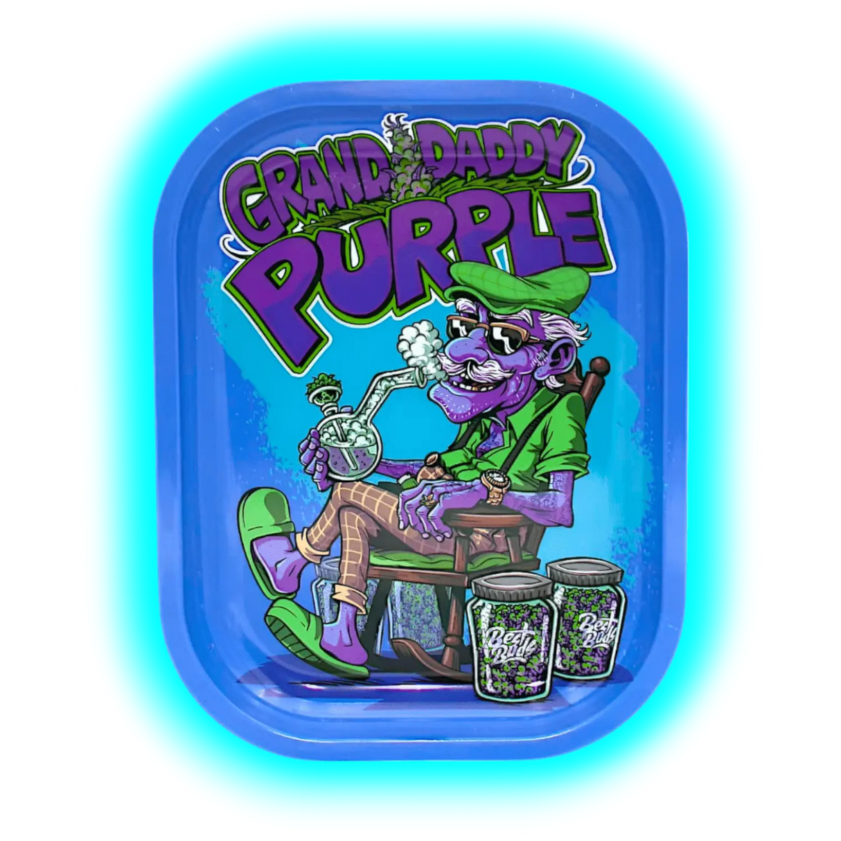 Best Buds Rolling Tray S Grand Daddy Purple 140 x 180mm