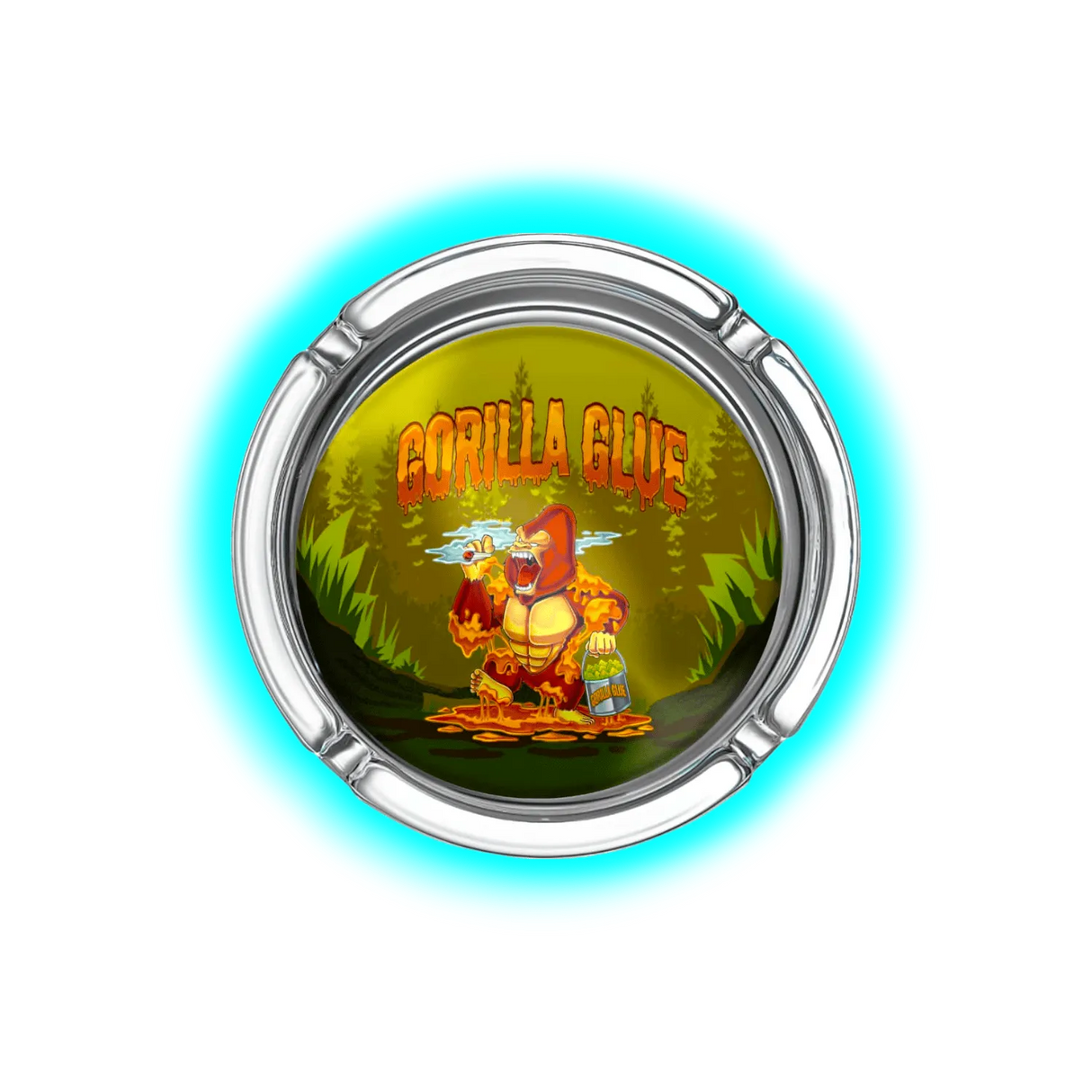 Best Buds Small Glass Ashtrays Gorilla Glue