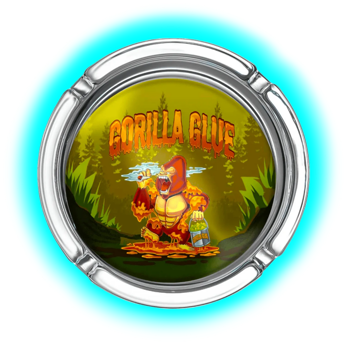 Best Buds Small Glass Ashtrays Gorilla Glue