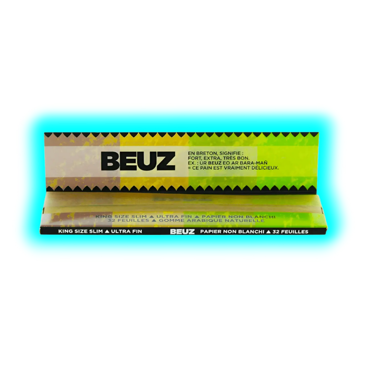 Beuz Papers King Size Slim Brown Unbleached Display 50pcs