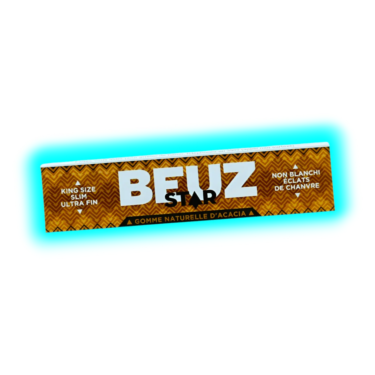 Beuz Papers King Size Slim Star Unbleached Display 50pcs