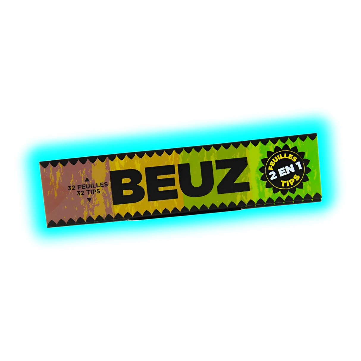 Beuz Papers King Size Slim + Tips Brown Unbleached