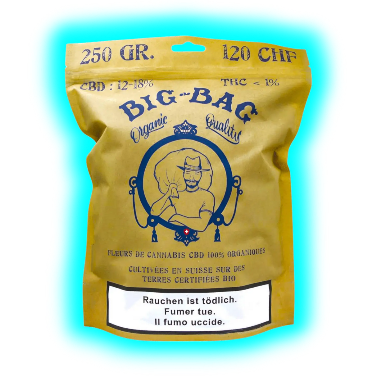 Big Bag Organic Quality CBD 250g