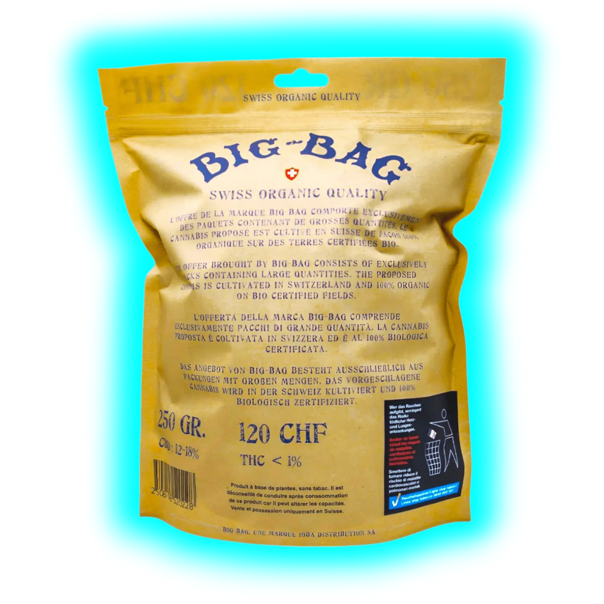 Big Bag Organic Quality CBD 250g