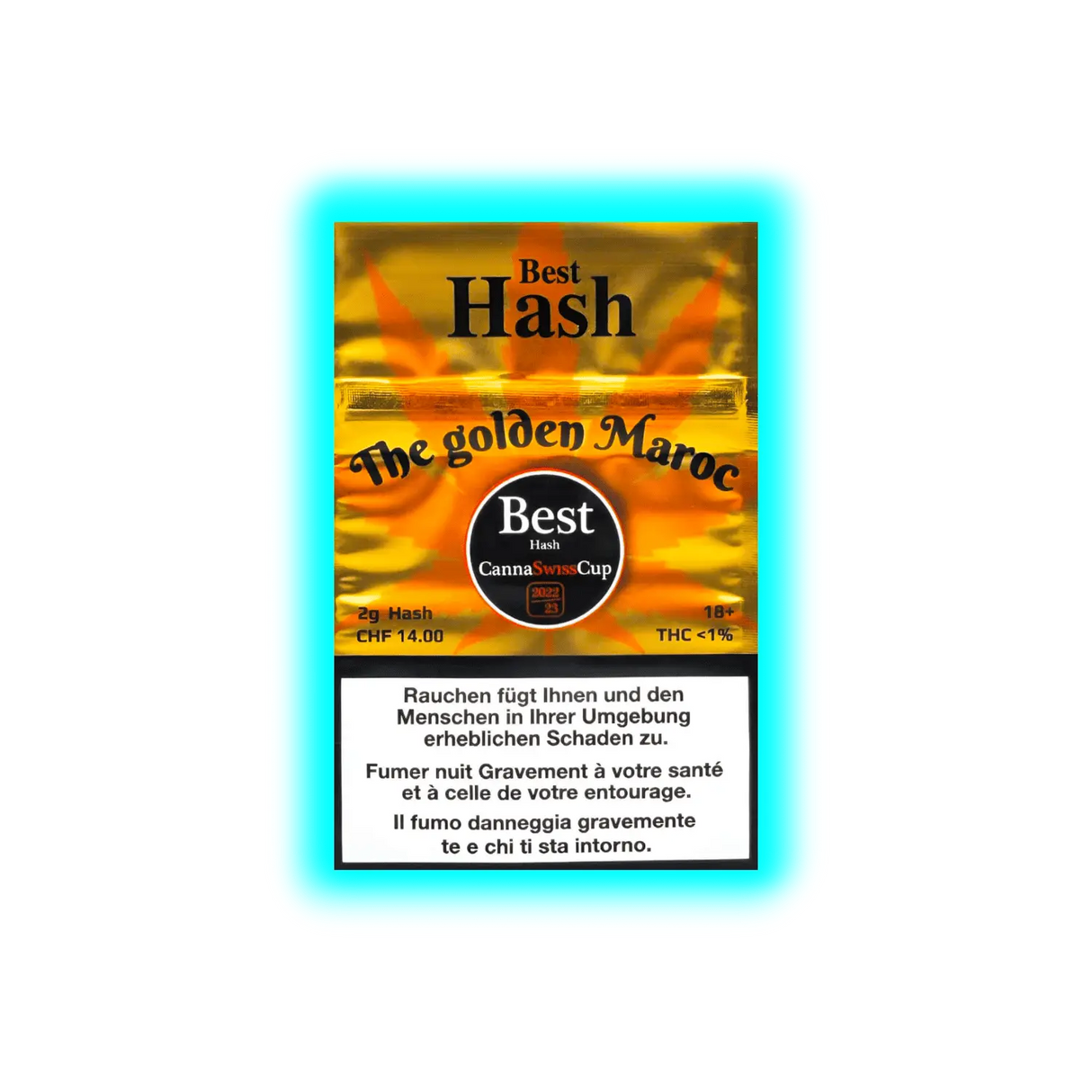 Bio Sativa Swiss Best Hash Golden Maroc 2g